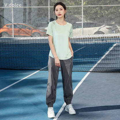 Outdoor Loose Slimming Look Breathable Yoga Fitness Clothing