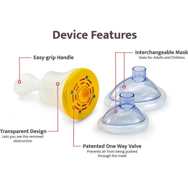 Outdoor Lung Exercise Breathing Trainer with Adult and Child Masks