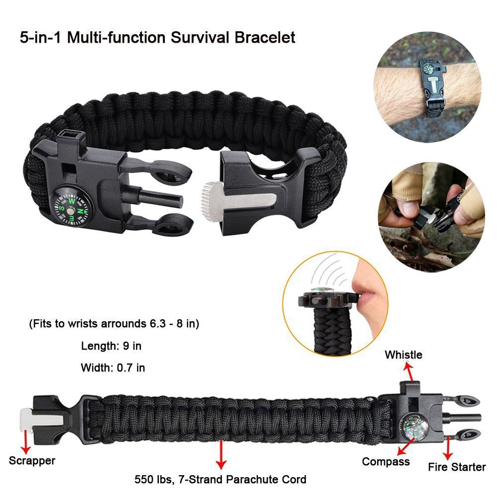 Outdoor Multifunctional Survival Tool Kit with Emergency Tools