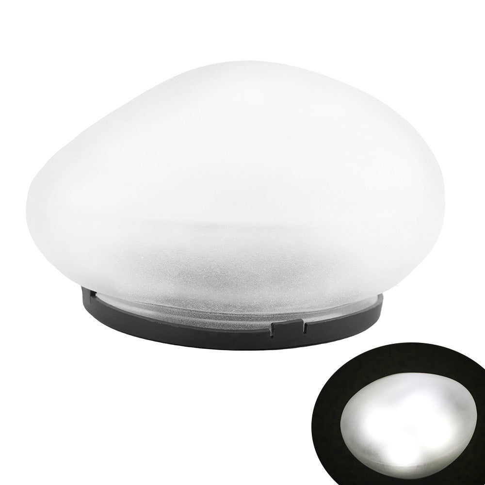 Outdoor pebble lamp