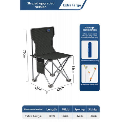 Outdoor Portable Multi-Functional Folding Chair