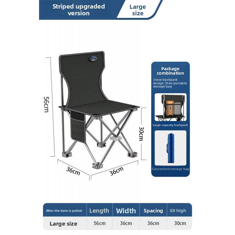 Outdoor Portable Multi-Functional Folding Chair