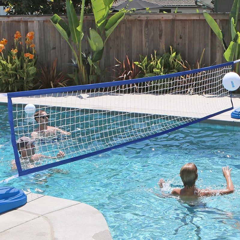 Outdoor portable volleyball net, swimming pool volleyball net replacement parts