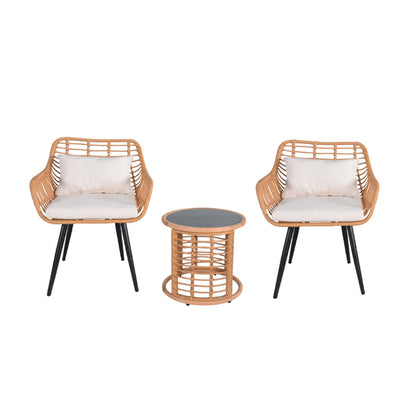 Outdoor Rattan Table and Chair Set