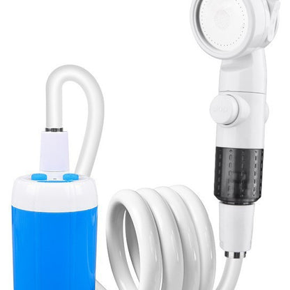 Outdoor showerhead mobile bathing wonder