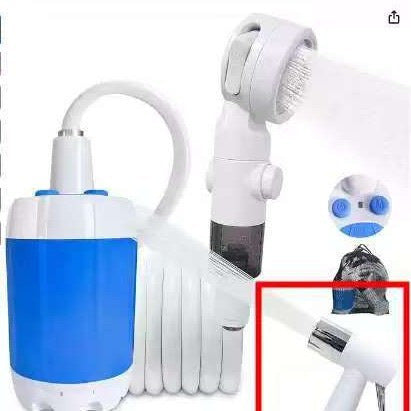 Outdoor showerhead mobile bathing wonder