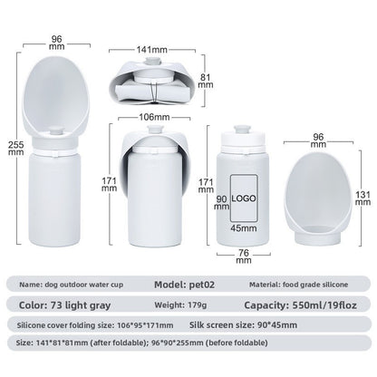 Outdoor Silicone Water Bottle