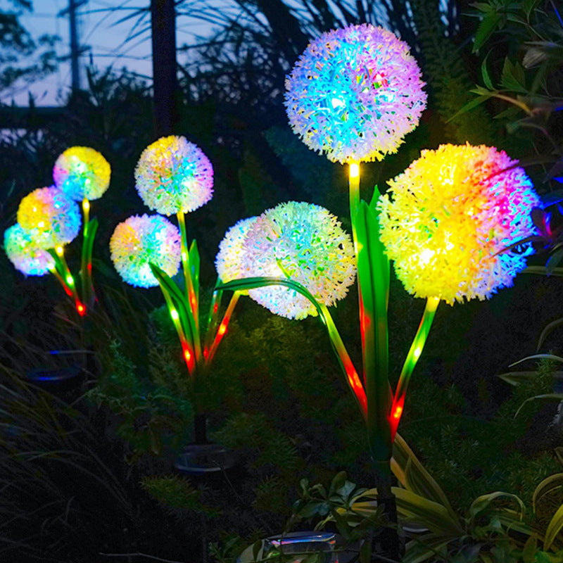 Outdoor Solar Dandelion Ball Light