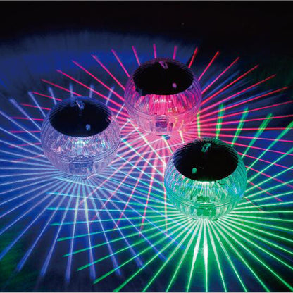Outdoor Solar Floating Pond Light with Color Changing