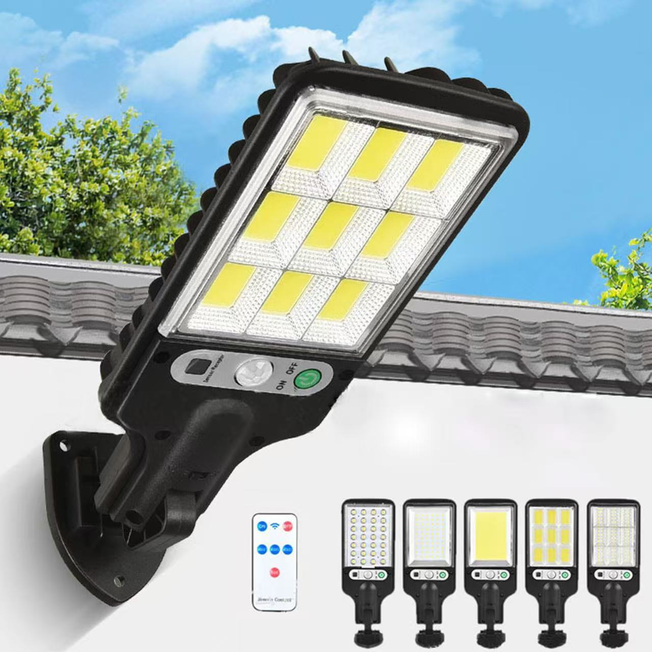Outdoor Solar LED Street Light with Motion Sensor