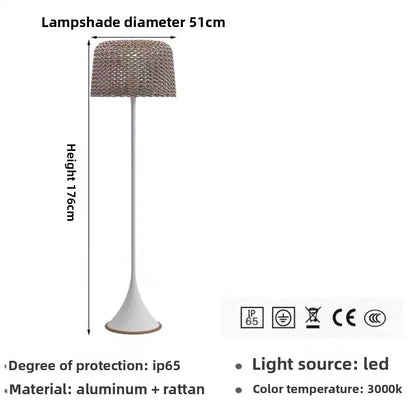 Outdoor Solar Powered Garden Light with Remote Control