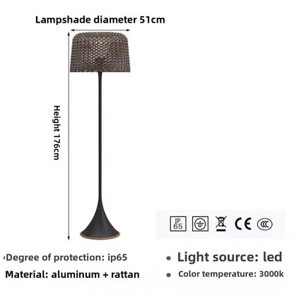 Outdoor Solar Powered Garden Light with Remote Control