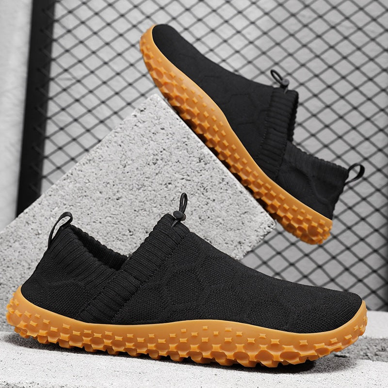 Outdoor Sports Non-Slip Breathable Fly-Knit Wide-Toe Shoes for Running, Exercise, and Everyday Wide-Footed Barefoot Shoes