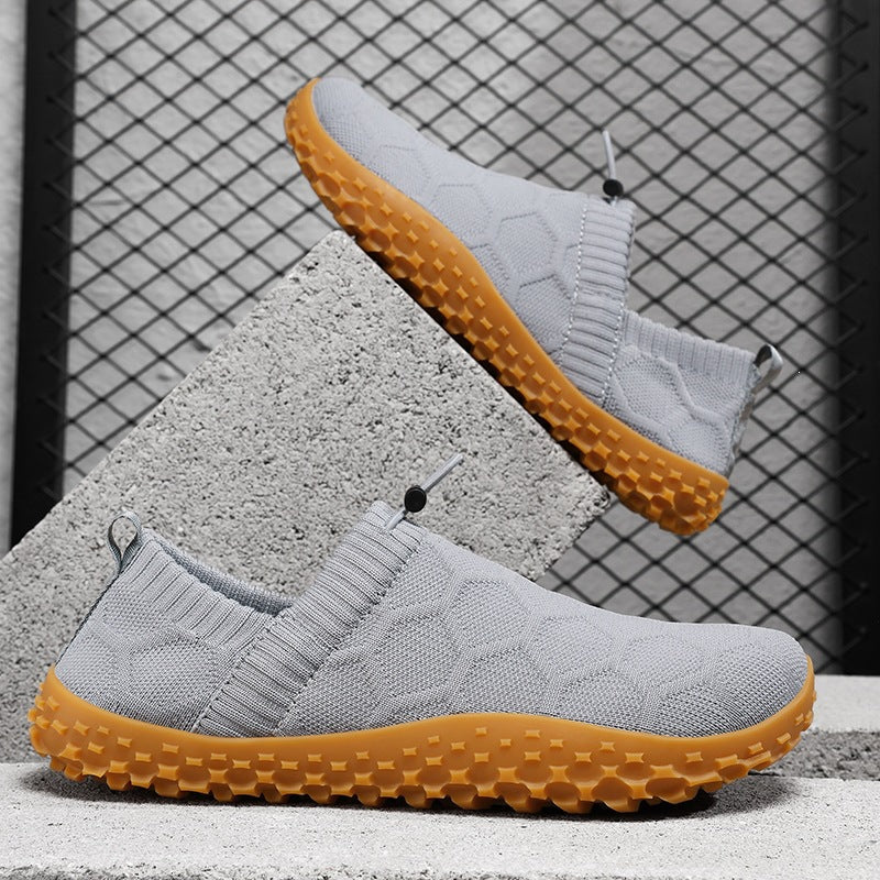 Outdoor Sports Non-Slip Breathable Fly-Knit Wide-Toe Shoes for Running, Exercise, and Everyday Wide-Footed Barefoot Shoes