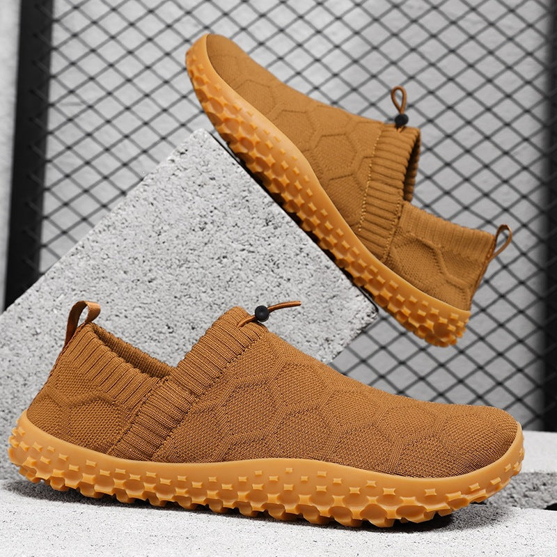 Outdoor Sports Non-Slip Breathable Fly-Knit Wide-Toe Shoes for Running, Exercise, and Everyday Wide-Footed Barefoot Shoes