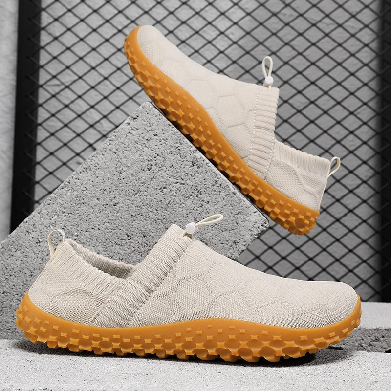 Outdoor Sports Non-Slip Breathable Fly-Knit Wide-Toe Shoes for Running, Exercise, and Everyday Wide-Footed Barefoot Shoes