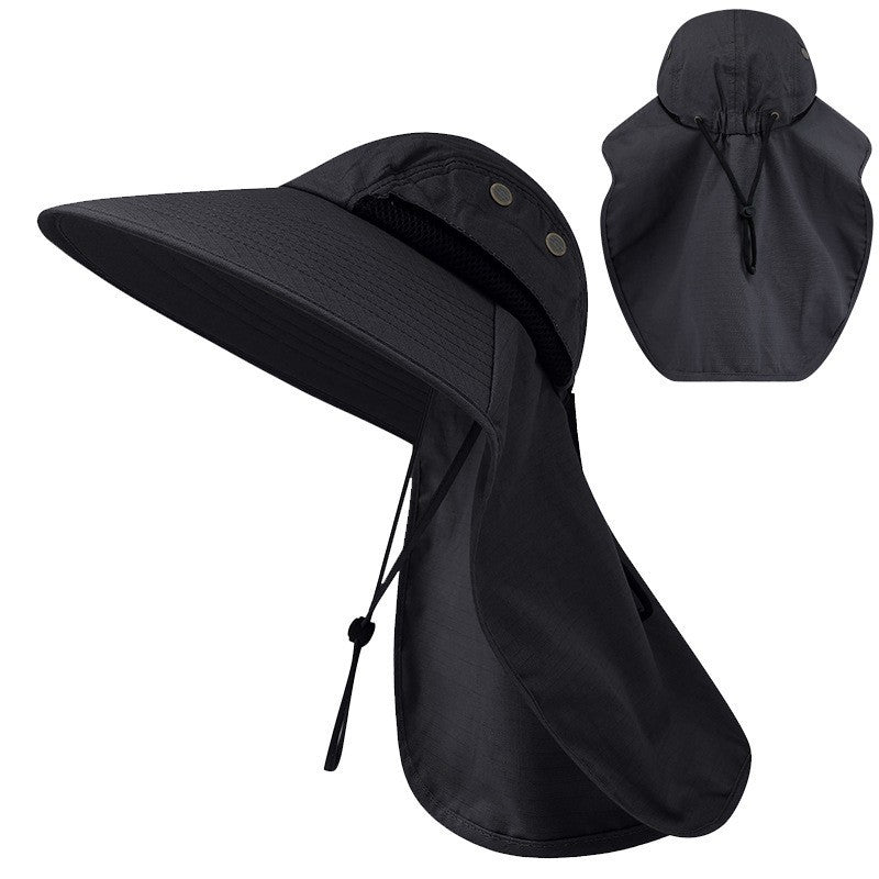 Outdoor Sun Protection Hat with Shawl Neck Guard