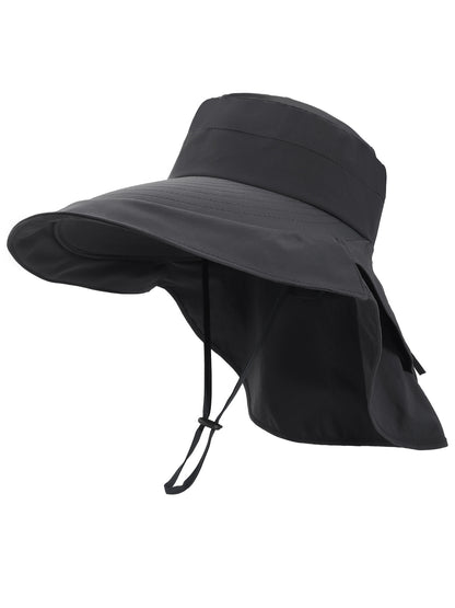 Outdoor Sun Protection Hat with Shawl Neck Guard