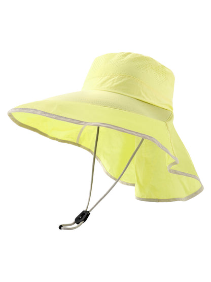 Outdoor Sun Protection Hat with Shawl Neck Guard