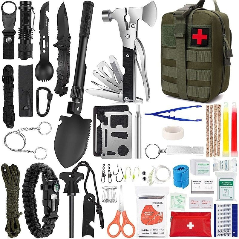 Outdoor Survival Emergency Tool Kit