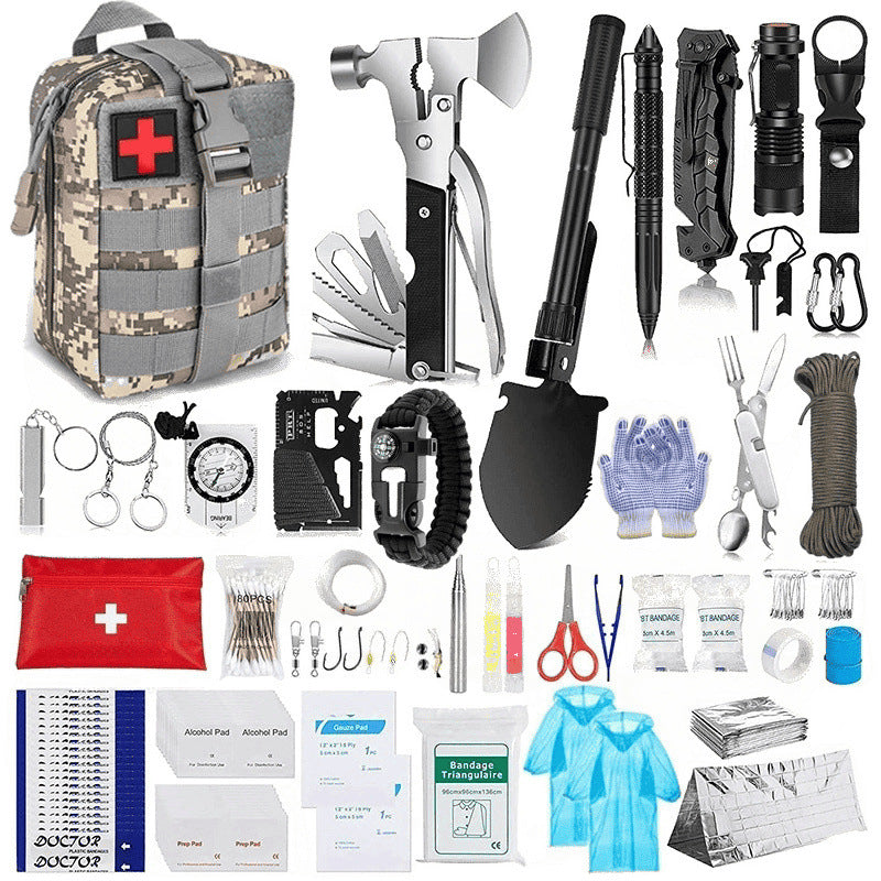 Outdoor Survival Emergency Tool Kit