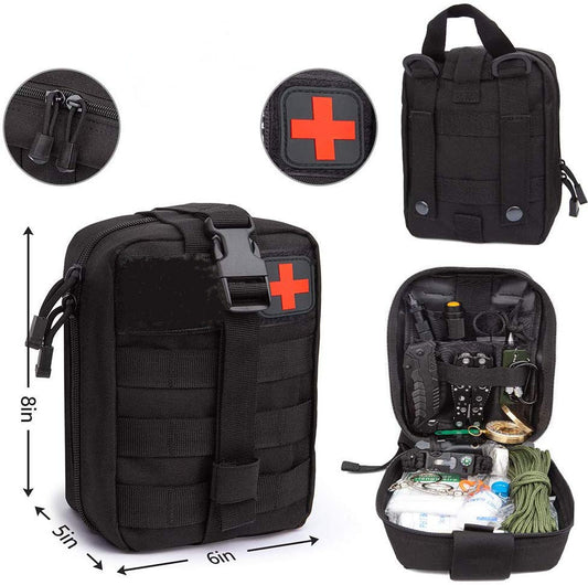 Outdoor Survival Tactical Bag with First Aid Tools