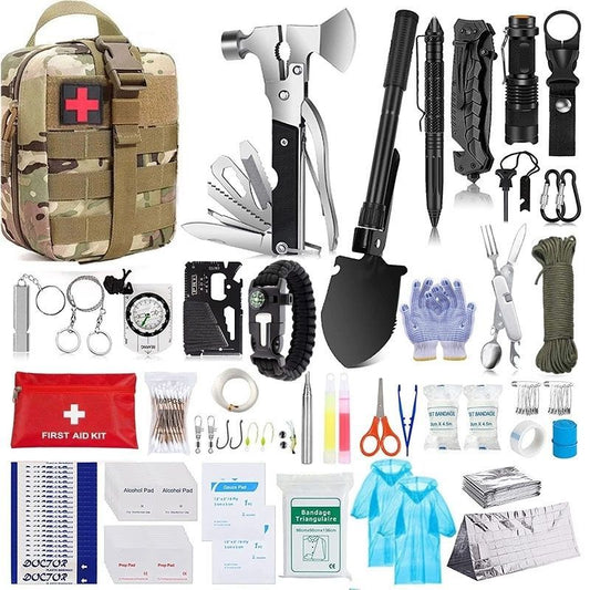 Outdoor Survival Tactical Bag with First Aid Tools