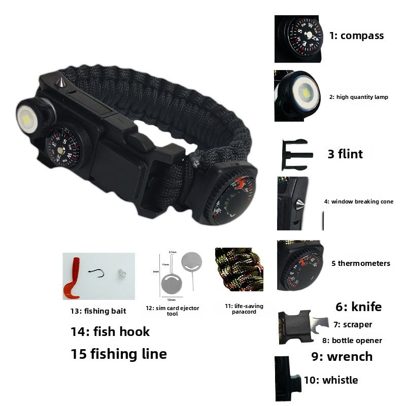 Outdoor Survival Watchband