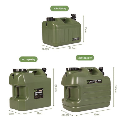 Outdoor thick-walled water bucket