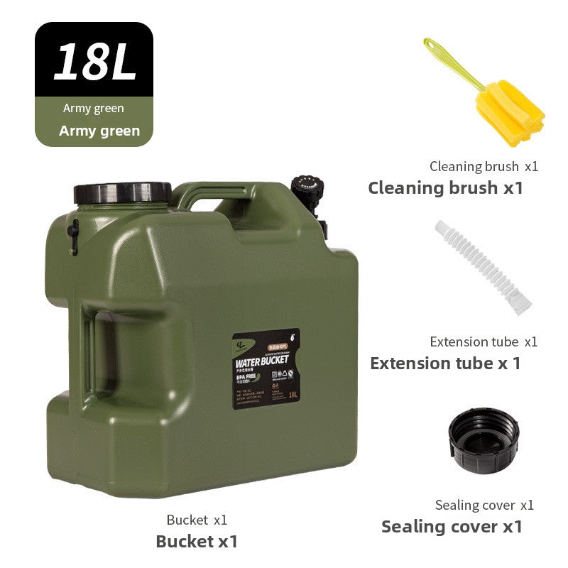 Outdoor thick-walled water bucket