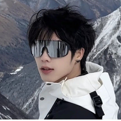 Outdoor UV400 Protection Half-Frame Sunglasses