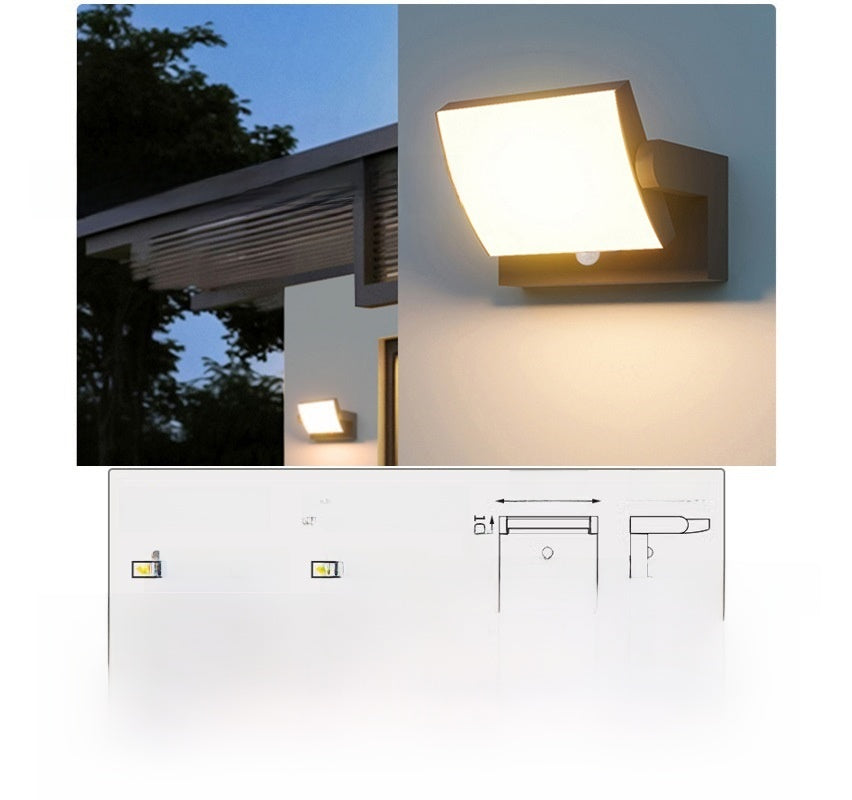Outdoor wall lamp for home use, modern and minimalist
