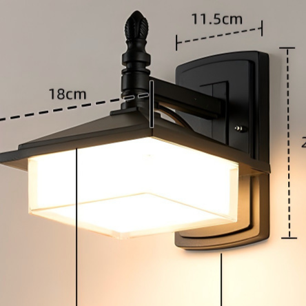 Outdoor wall lamp