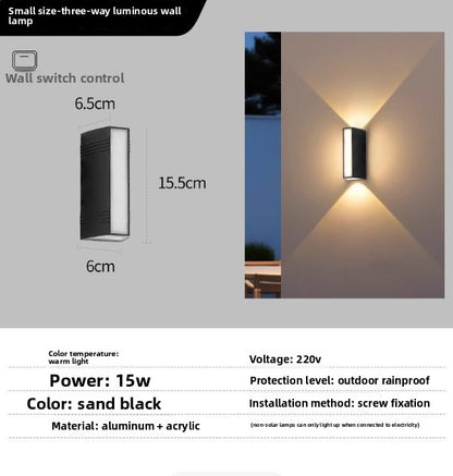 Outdoor wall lamp