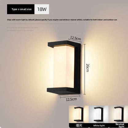Outdoor wall lamp