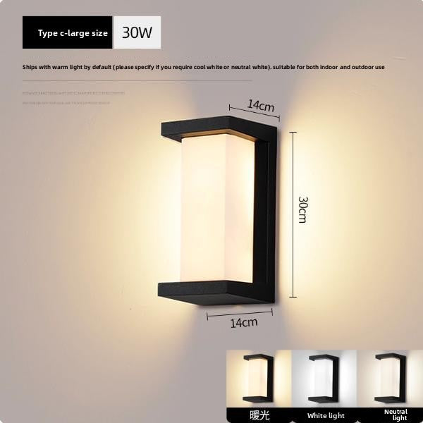 Outdoor wall lamp