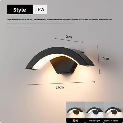 Outdoor wall lamp