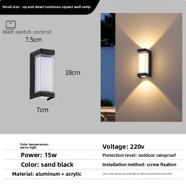 Outdoor wall lamp