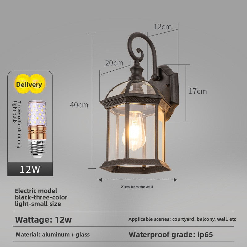Outdoor wall lamp