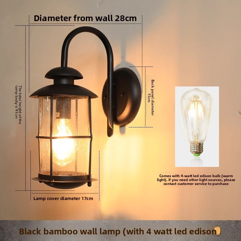 Outdoor wall lamp