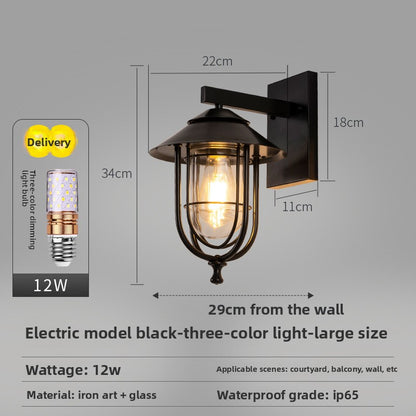 Outdoor wall lamp