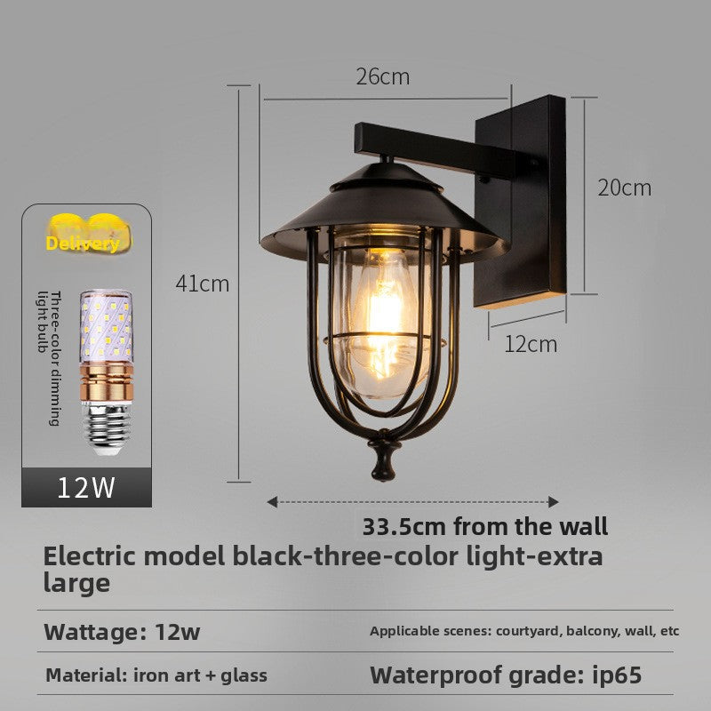 Outdoor wall lamp