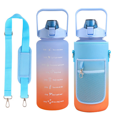 Outdoor Water Bottle Protective Cover with Strap
