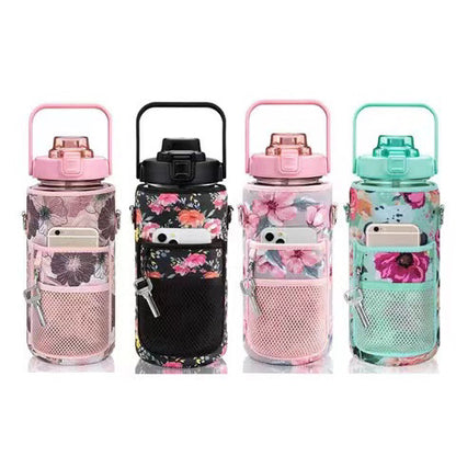 Outdoor Water Bottle Protective Cover with Strap