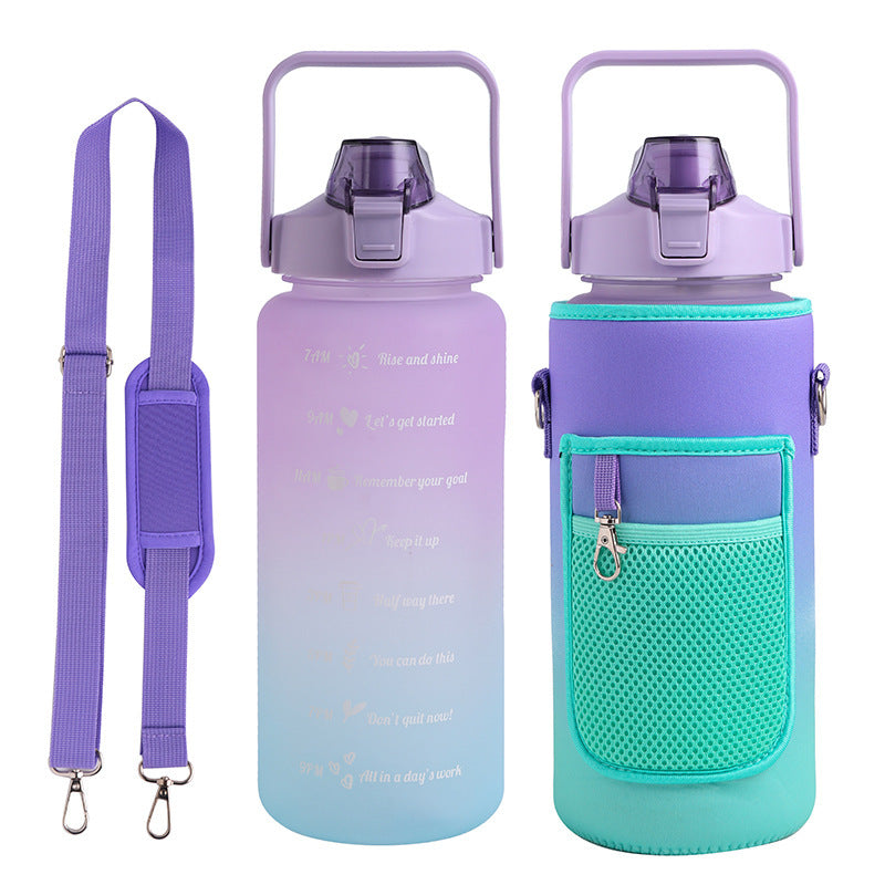 Outdoor Water Bottle Protective Cover with Strap