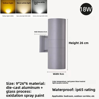 Outdoor Waterproof LED Wall Spotlight