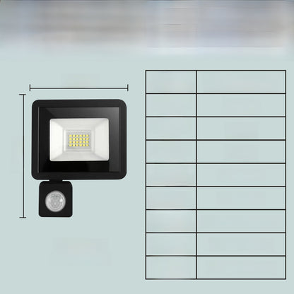 Outdoor waterproof sensor floodlight