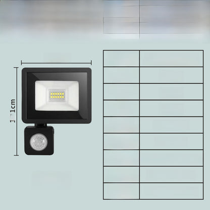 Outdoor waterproof sensor floodlight
