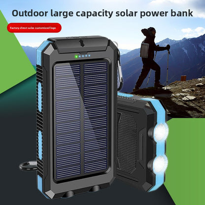 Outdoor waterproof solar power bank