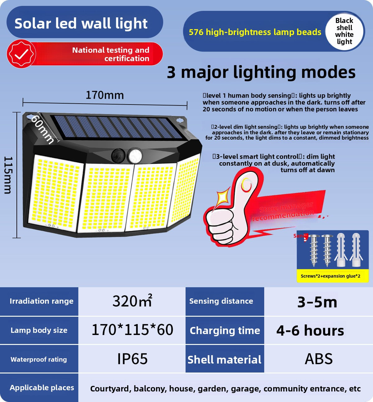 Outdoor Waterproof Wall Lamp